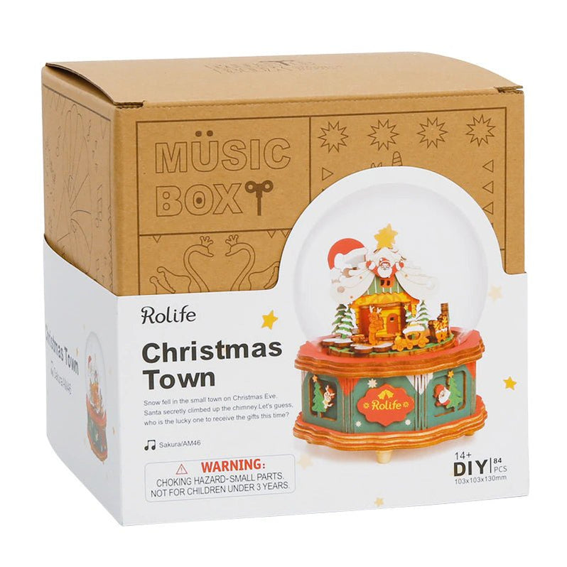 Christmas Town Music Box