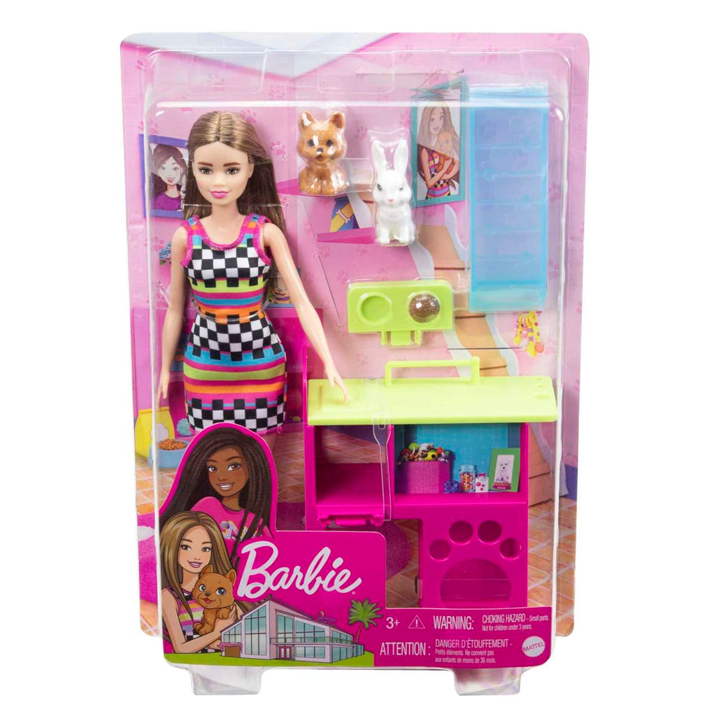 Barbie Doll and Pet Playhouse