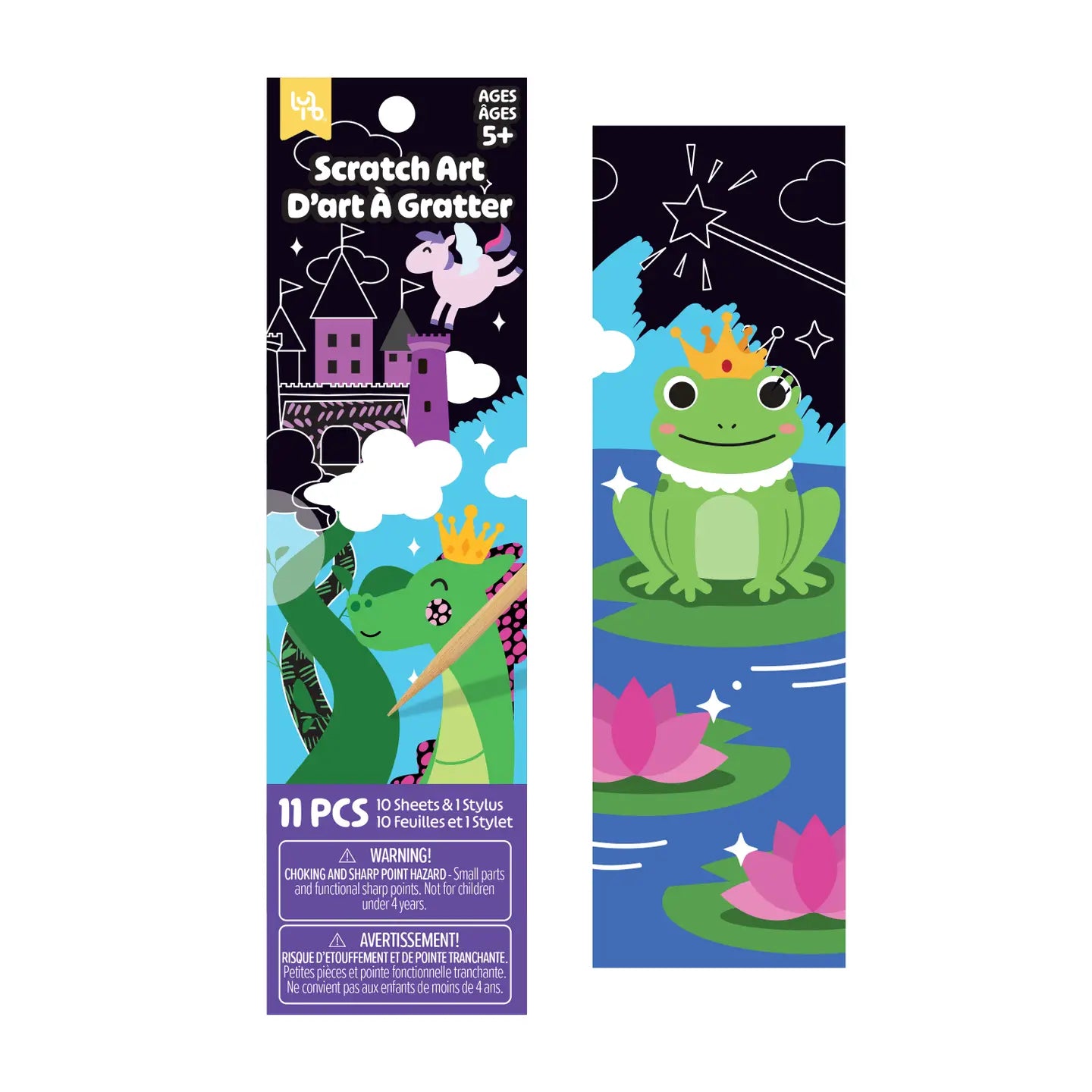 Scratch Art Bookmark - Mythical