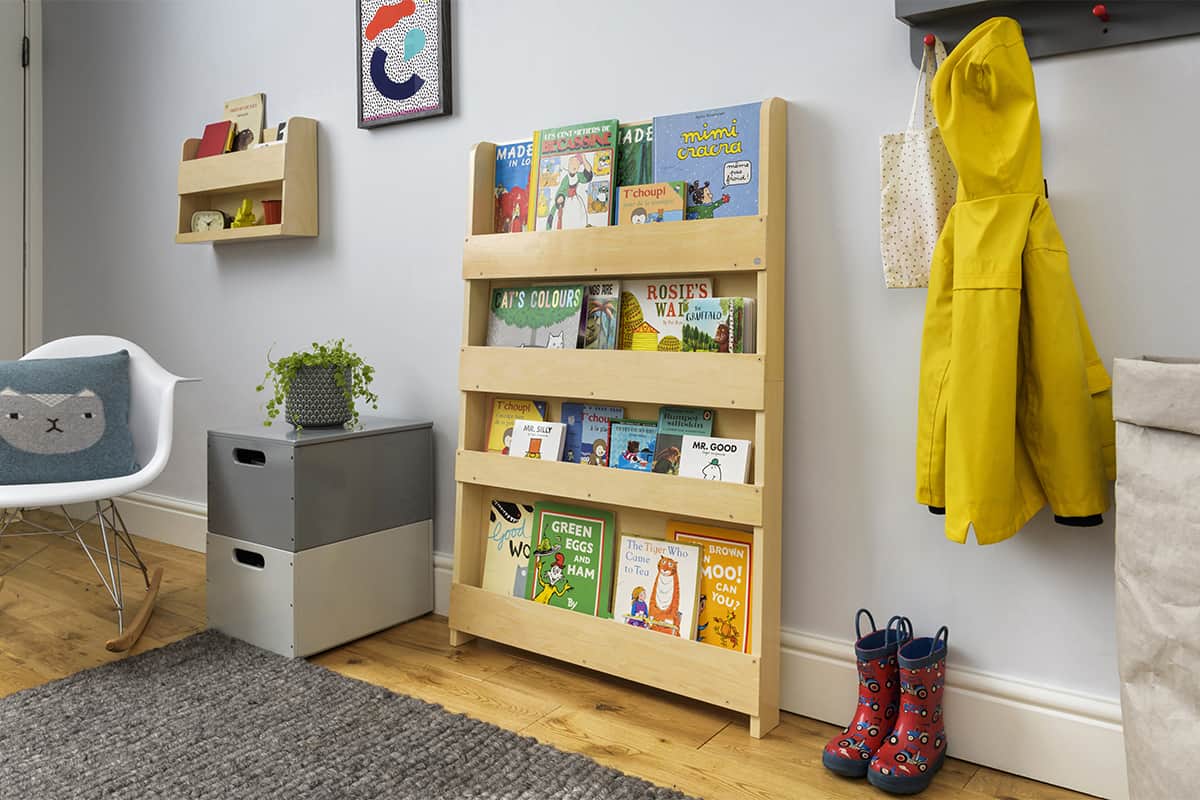 Tidy Books Bookcase - Natural Wood