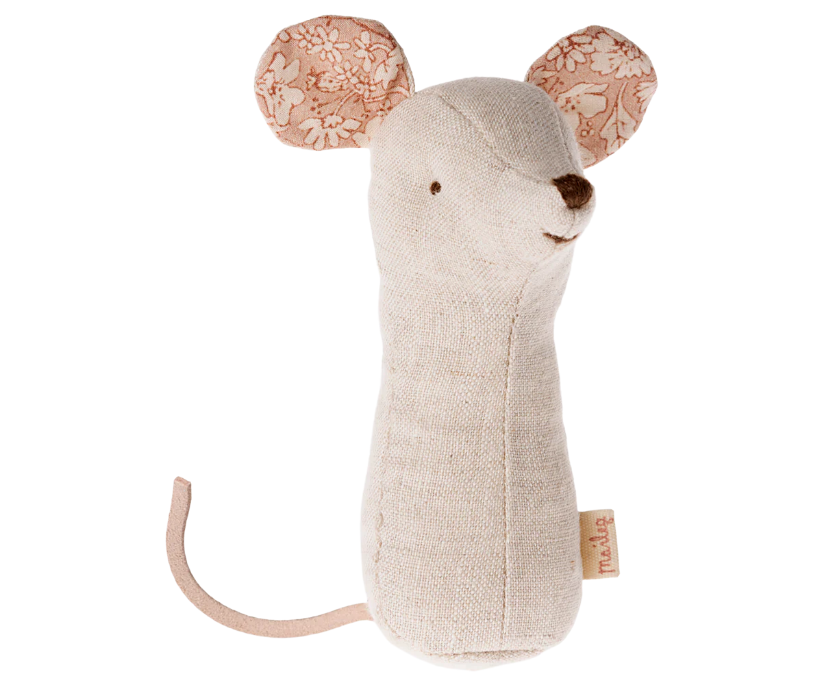 Mouse Rattle - natural