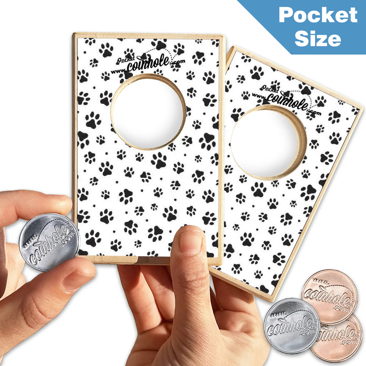 Paw Print Coinhole
