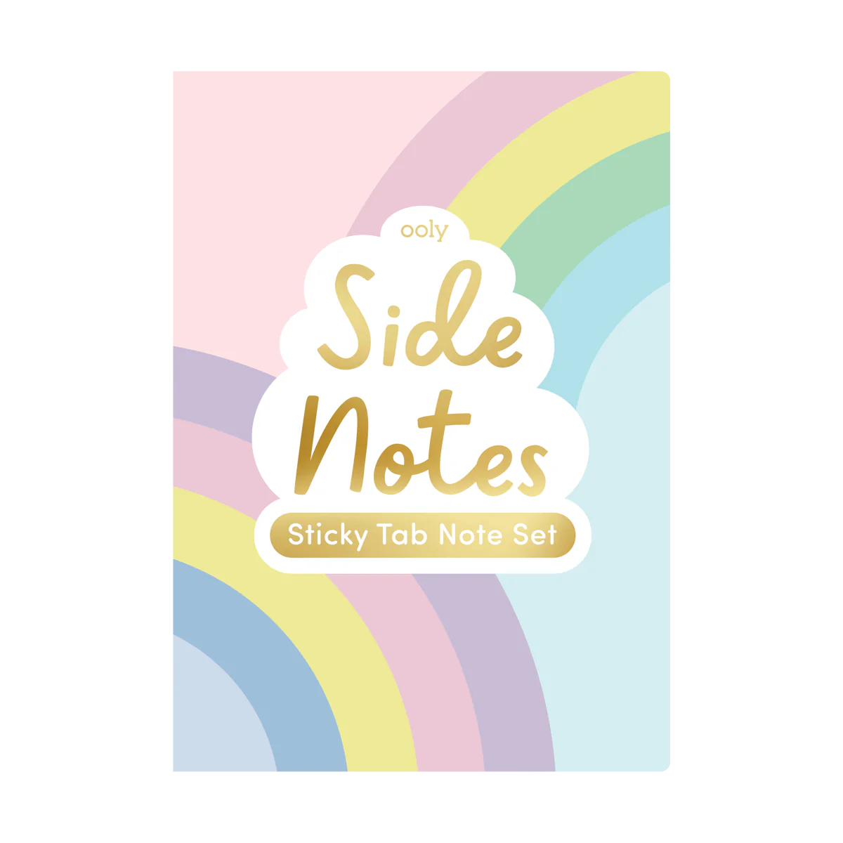 Sticky Tab Note Pad Pastel Rainbow