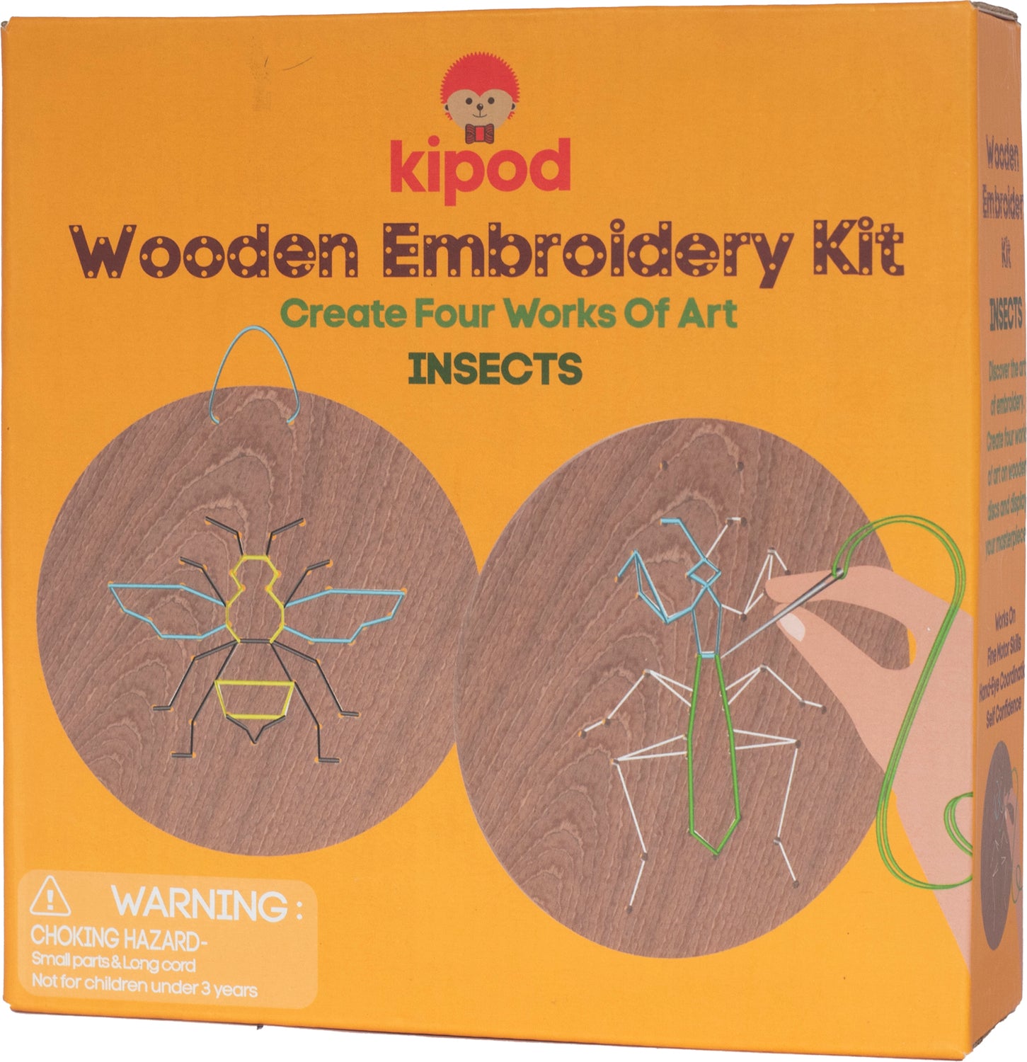 Wooden Embroidery Kit – Insects