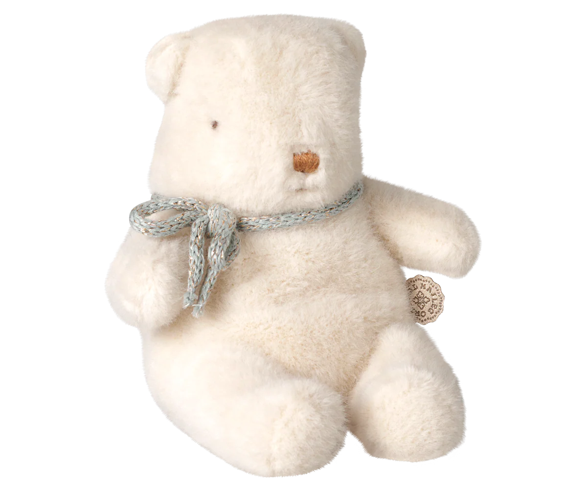 Mini Teddy Bear Plush - Off White