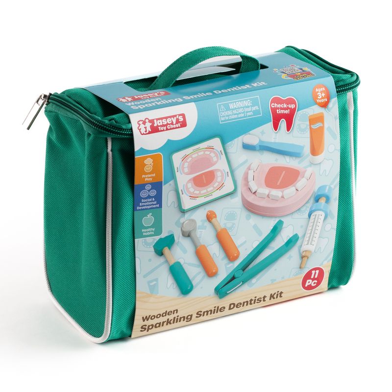 Wooden Sparkling Smile Dentist Kit