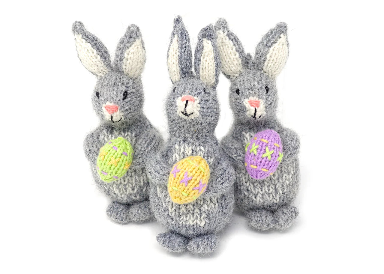 Bunny with Egg Ornament