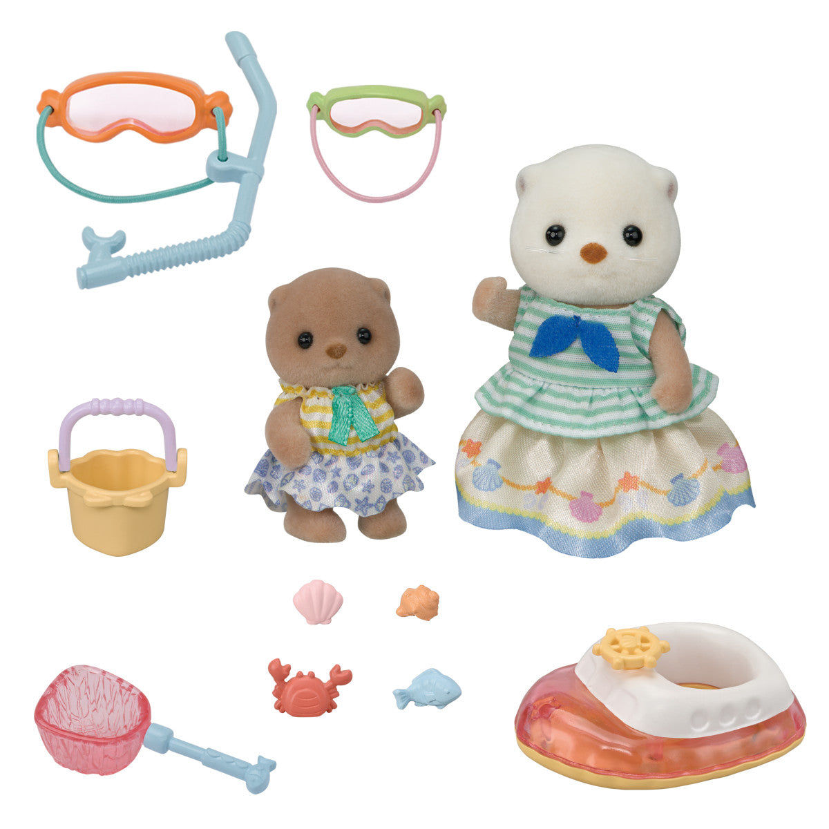 Calico Critters Sea Otter Sisters - Splashy Snorkel Set