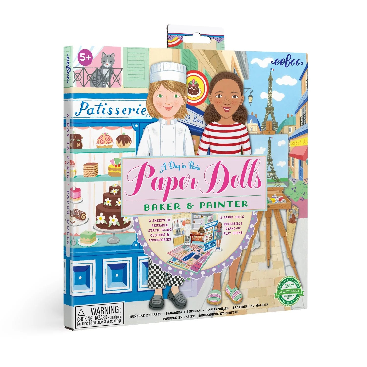 Paper Dolls - Baker and Painter A Day in Paris