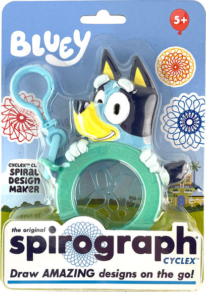 Spirograph Cyclex Clip Bluey