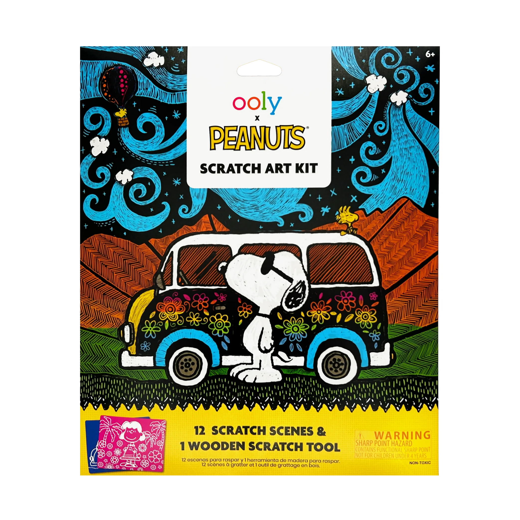 Peanuts Scratch Art Kit