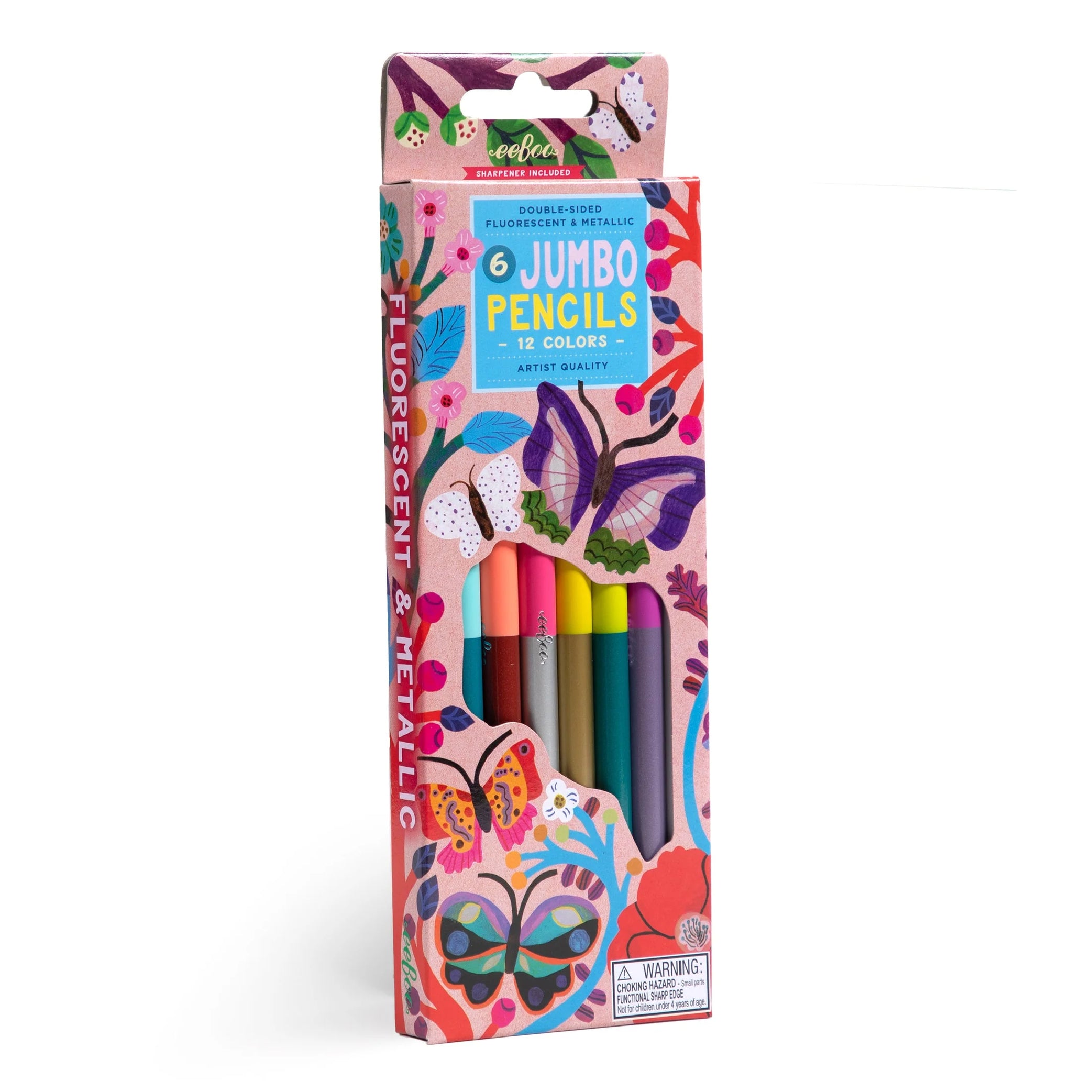 Butterflies Jumbo Colored Pencils