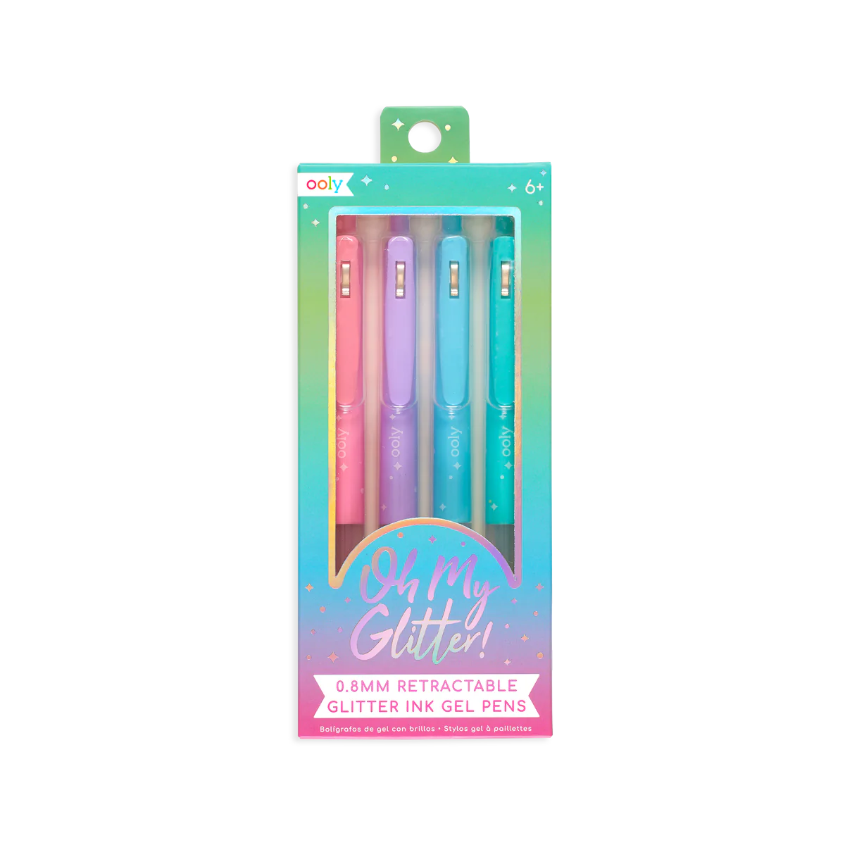 Oh My Glitter! Retractable Gel Pens (set of 4)