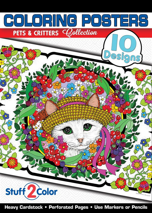 Pets & Critters Coloring Book