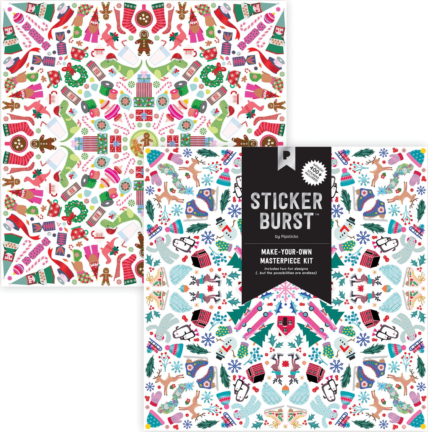 Holly Jolly Sticker Burst Kit