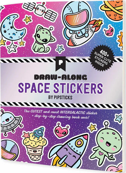 Draw-Along Space Stickers