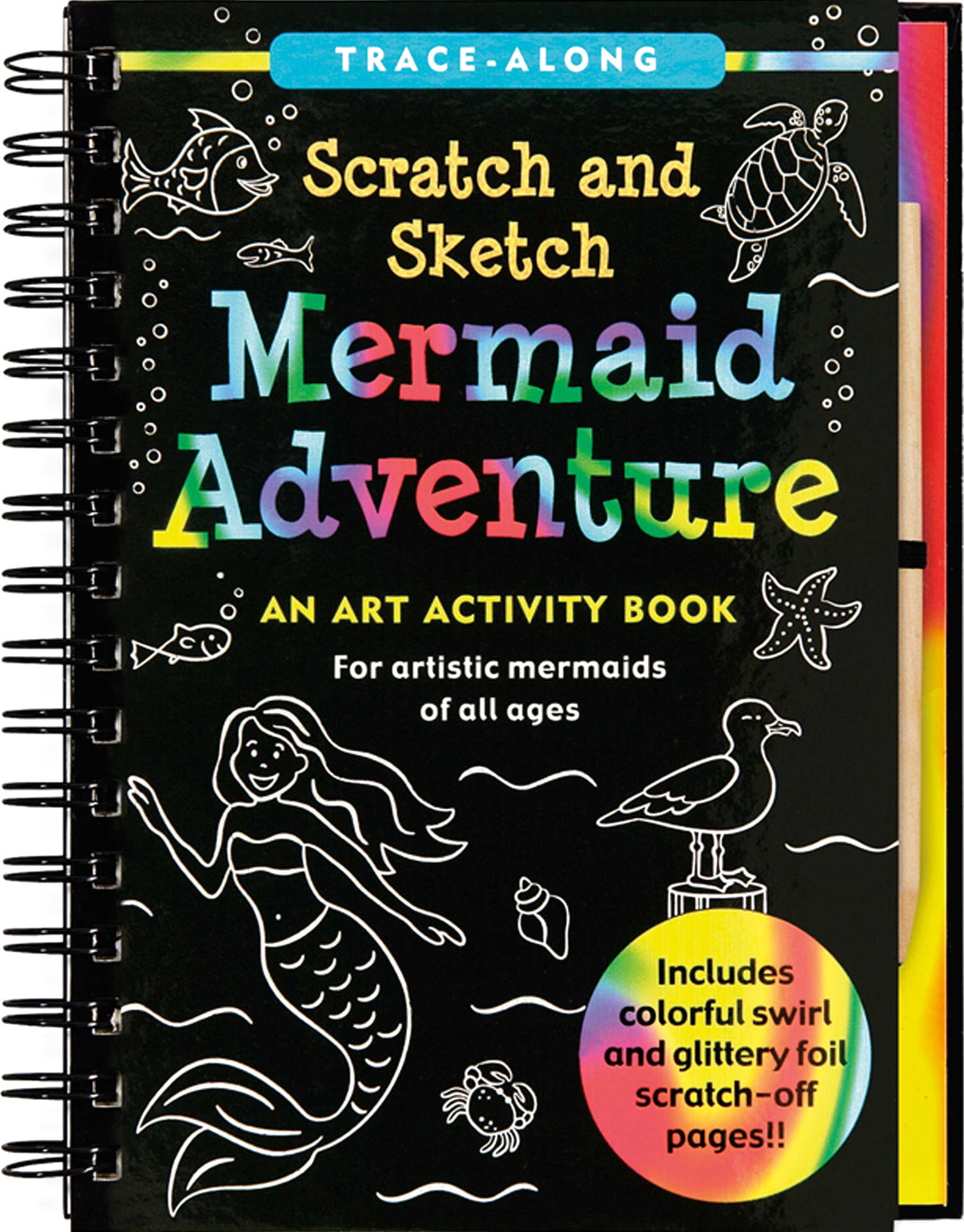 Scratch & Sketch Mermaid Adventure (Trace-Along): An Art Activity Book