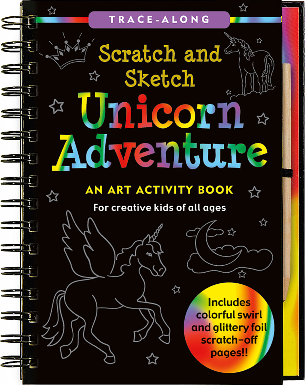 Scratch & Sketch Unicorn Adventure (Trace-Along): An Art Activity Book