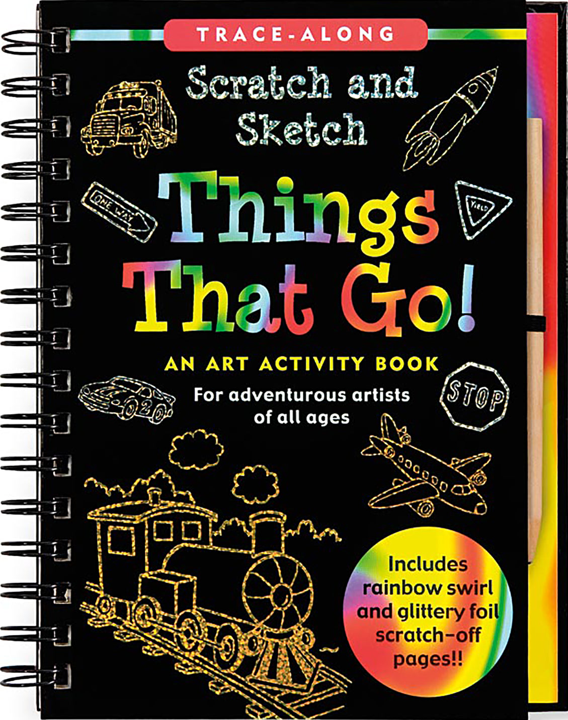 Scratch & Sketch Things that Go (Trace-Along): An Art Activity Book