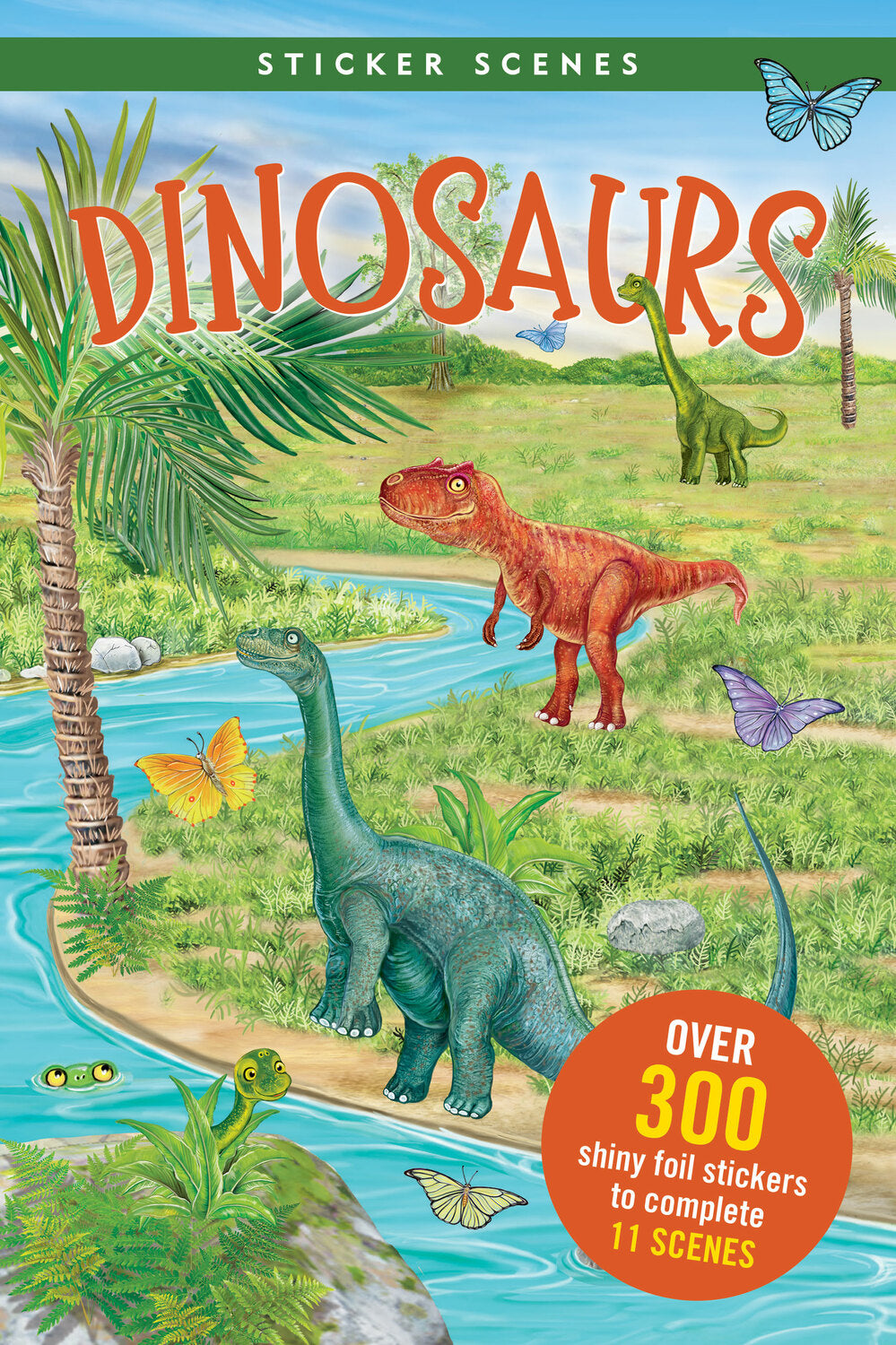 Sticker Scenes - Dinosaurs (Create 11 scenes using over 300 stickers!)