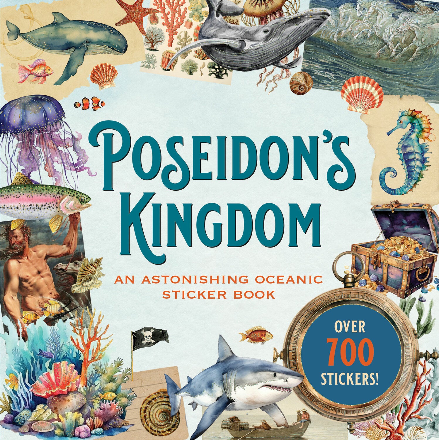 Poseidon's Kingdom Sticker Book (over 700 stickers!)