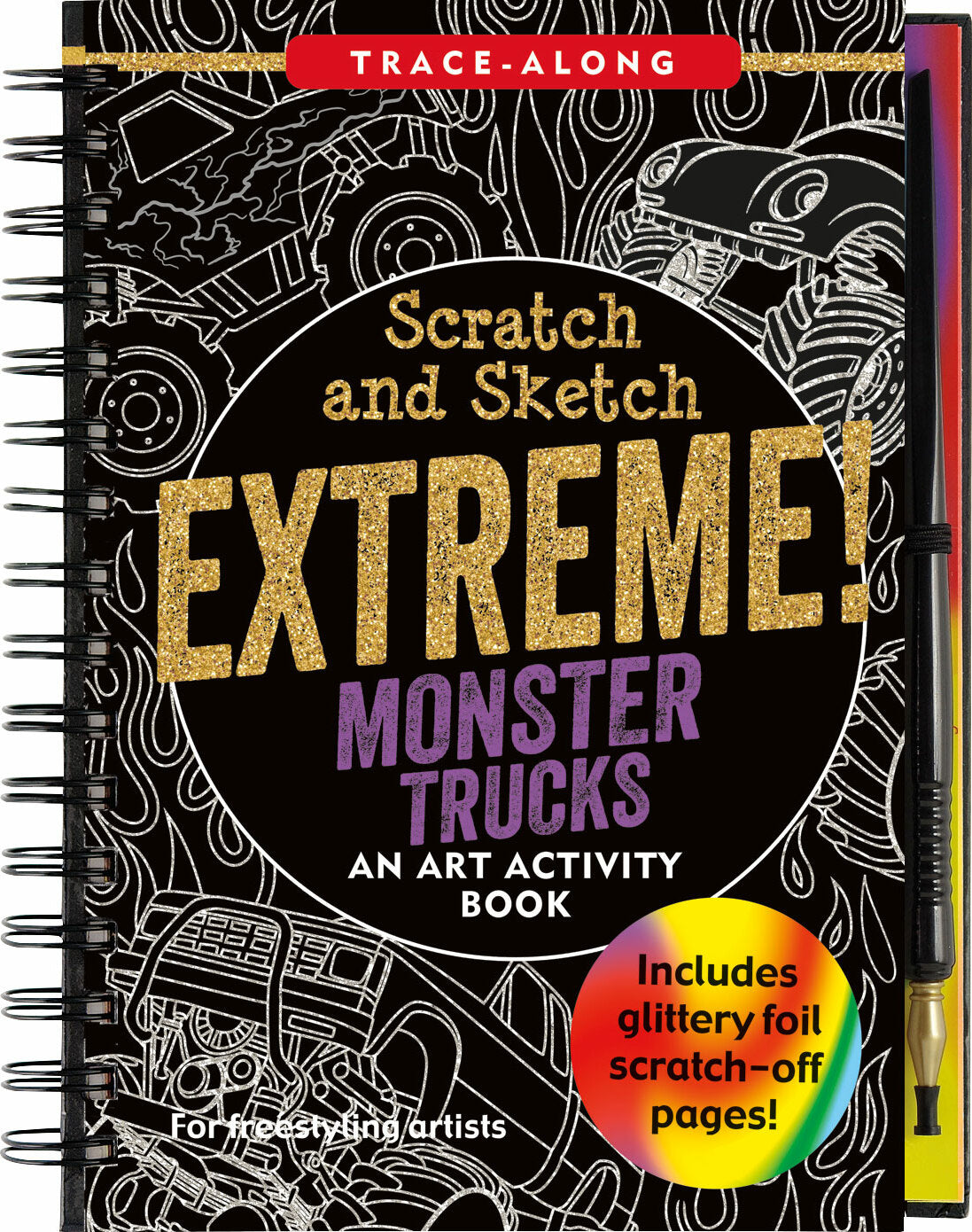 Scratch & Sketch Extreme! Monster Trucks