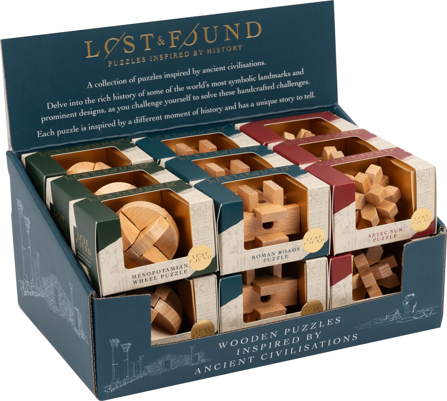 Ancient Civilization Wooden puzzle(D.18)