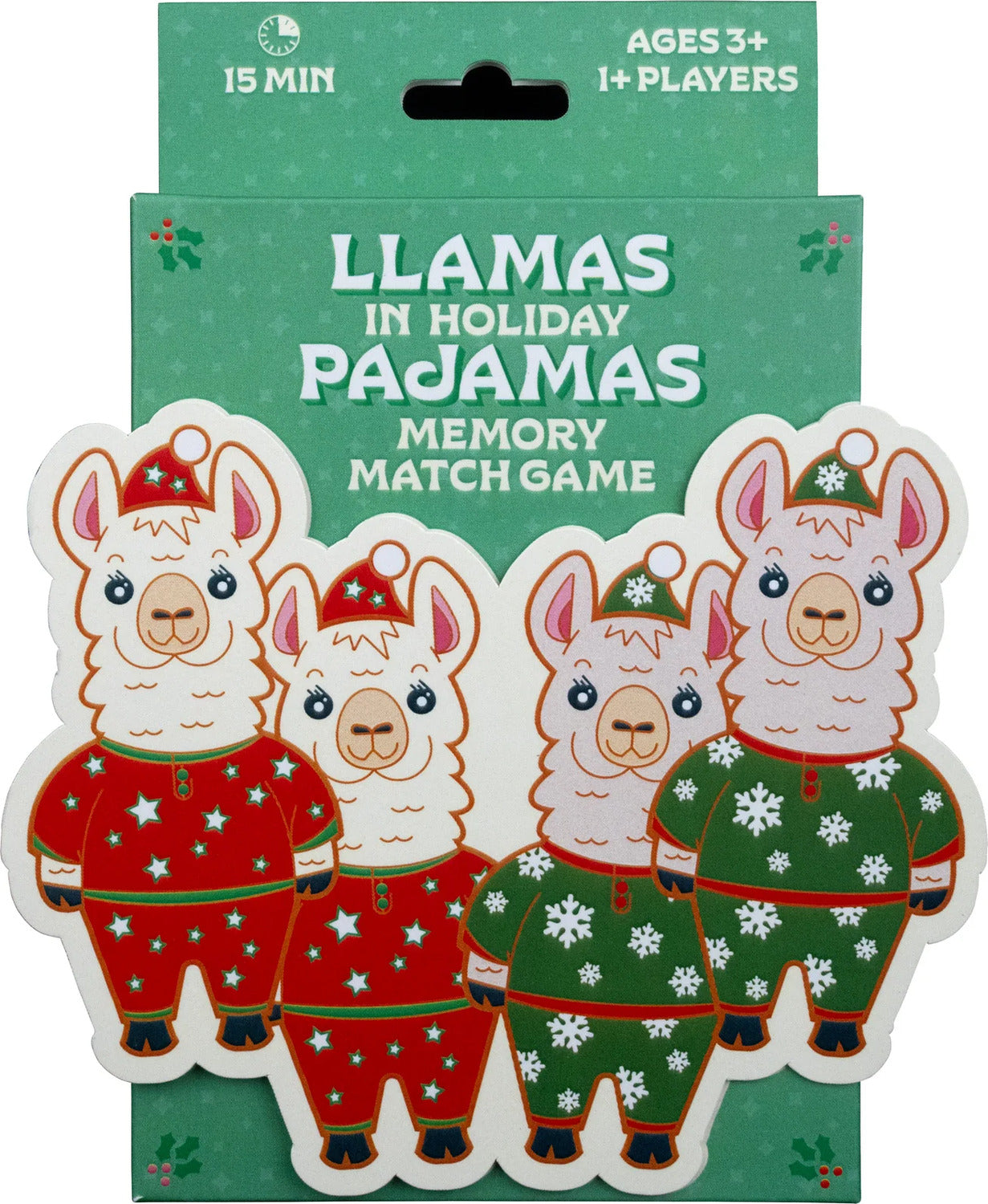 Llamas in Pajamas - Holiday Memory Game
