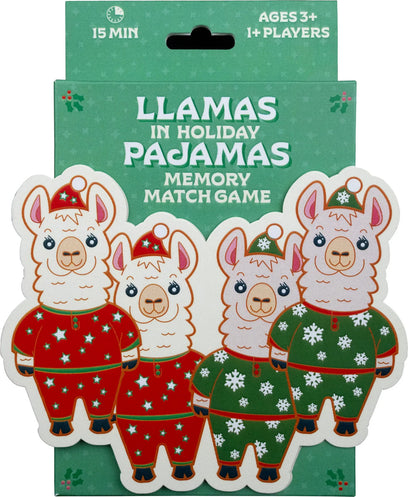 Llamas in Pajamas - Holiday Memory Game