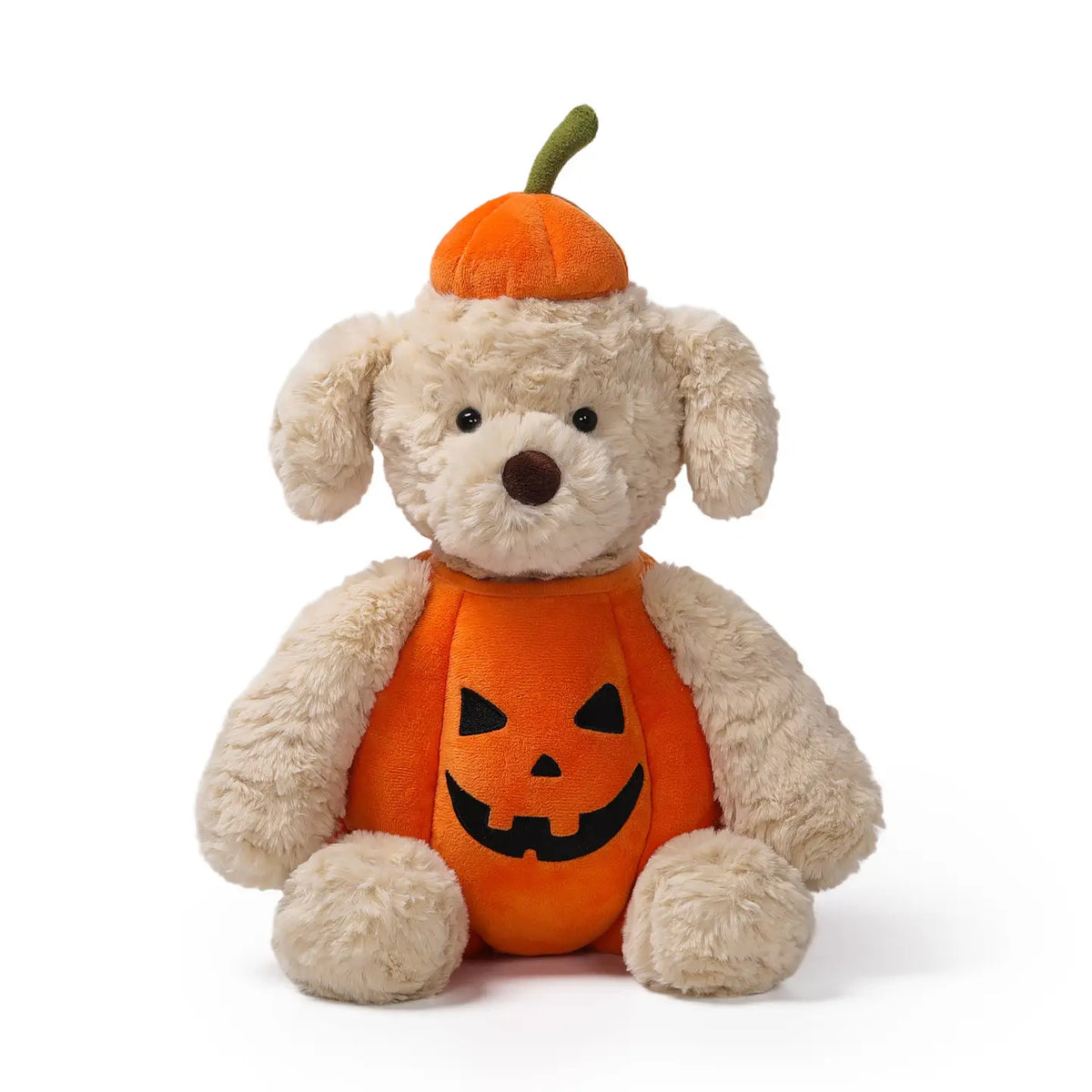 Pumpkin Puppy Weighted Plush