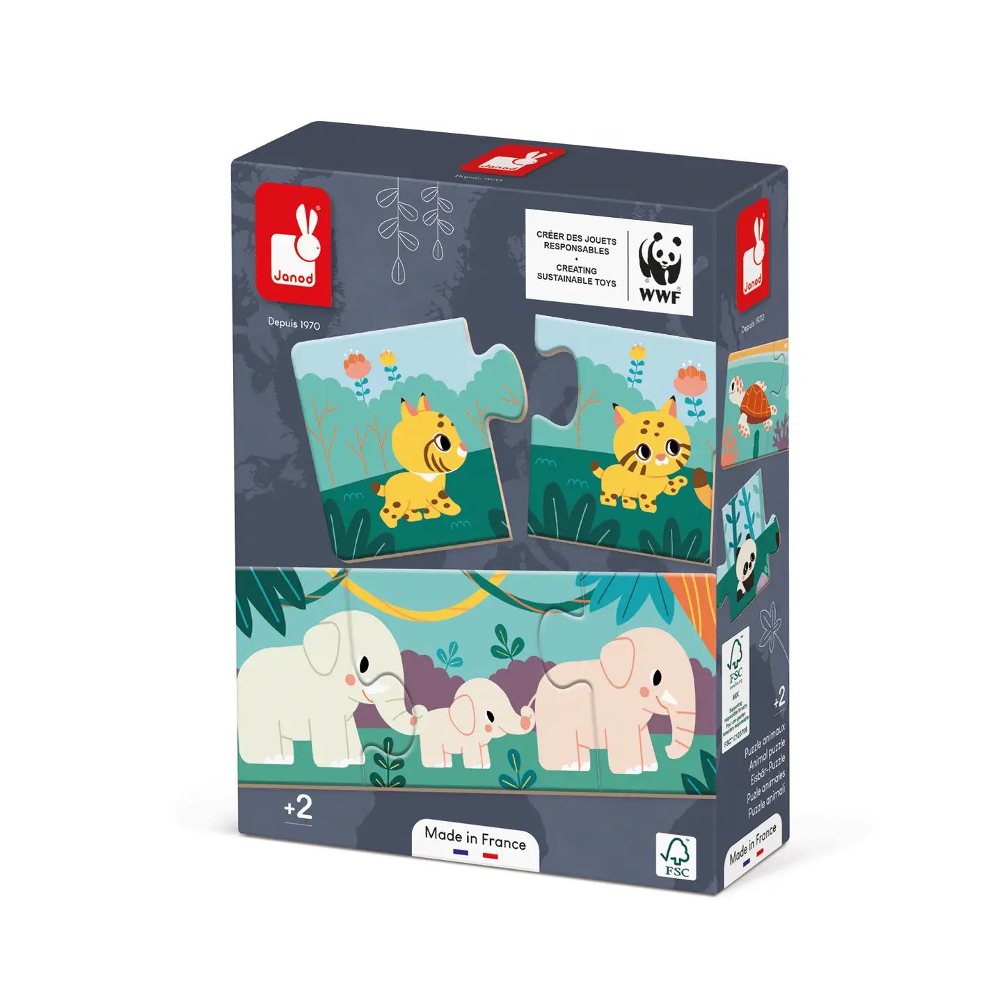 9 Animals Matching Puzzles