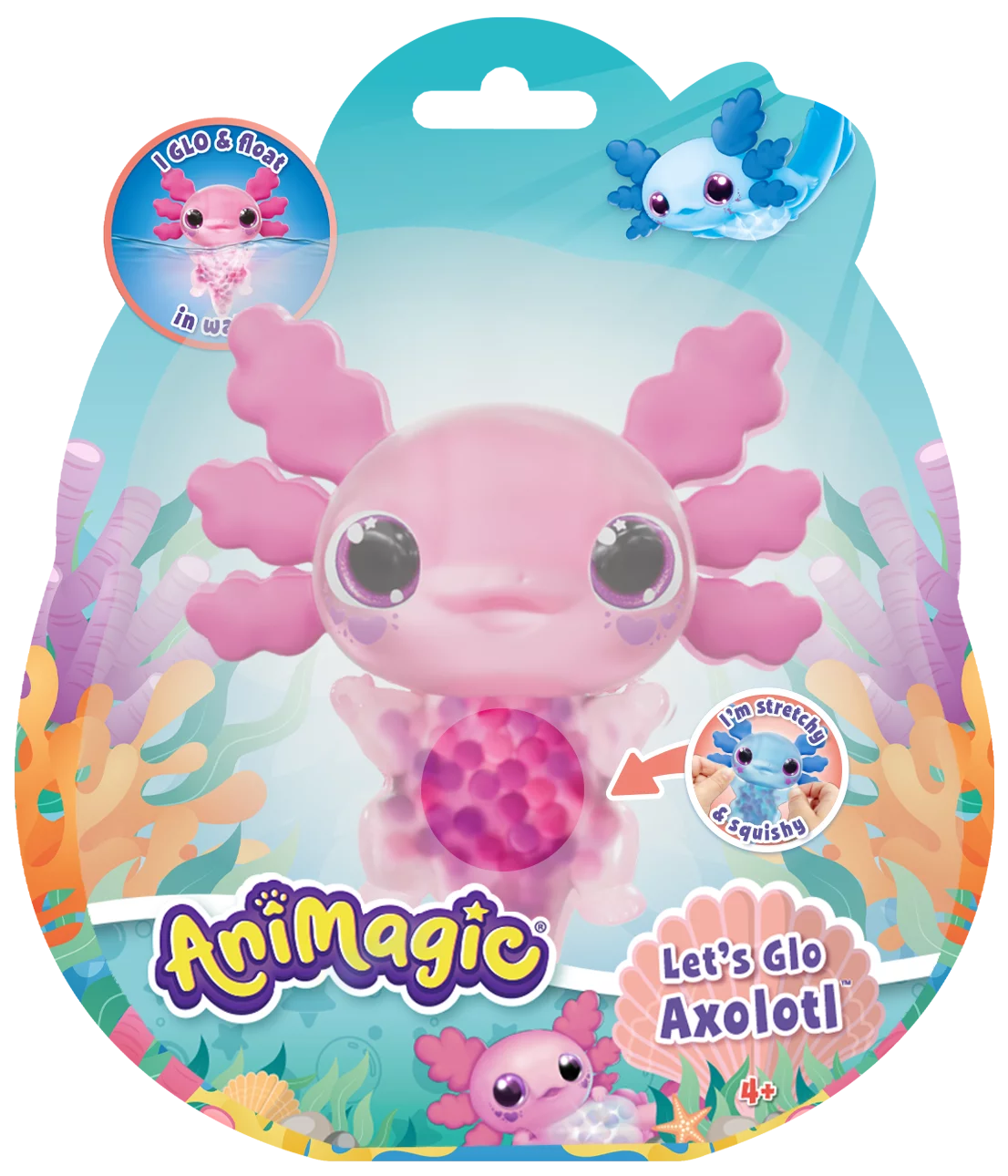 Animagic Let's Glo Axolotl