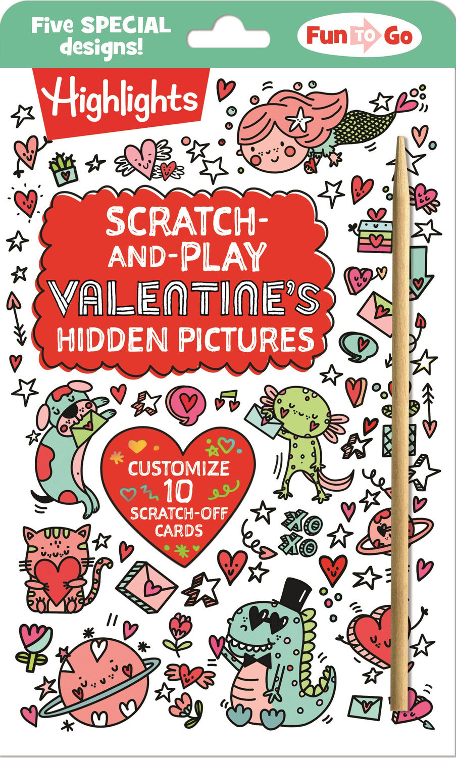 Scratch-and-Play Valentine's Hidden Pictures