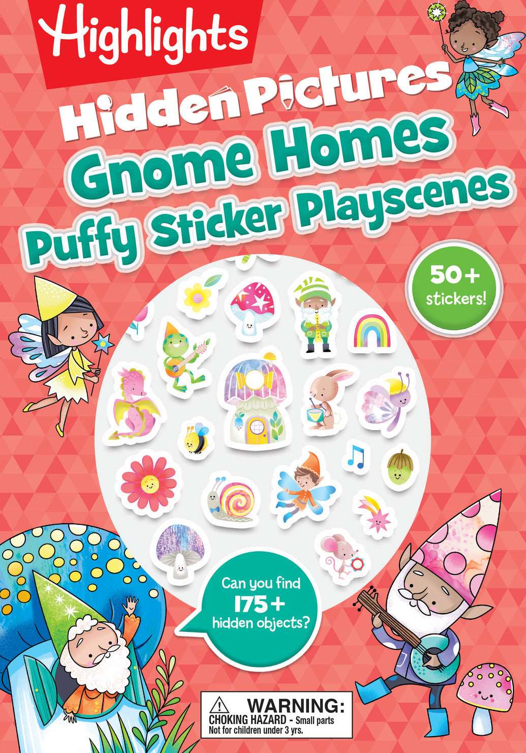 Gnome Homes Hidden Pictures Puffy Sticker Playscenes