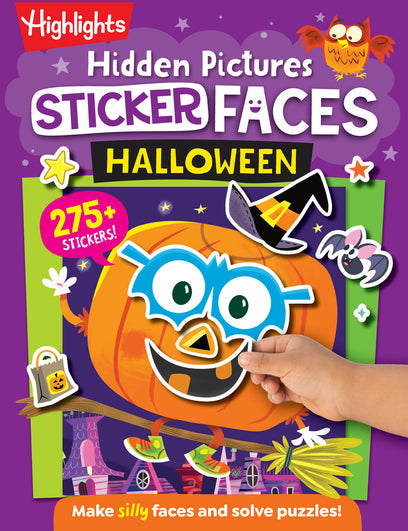 Hidden Pictures Sticker Faces: Halloween