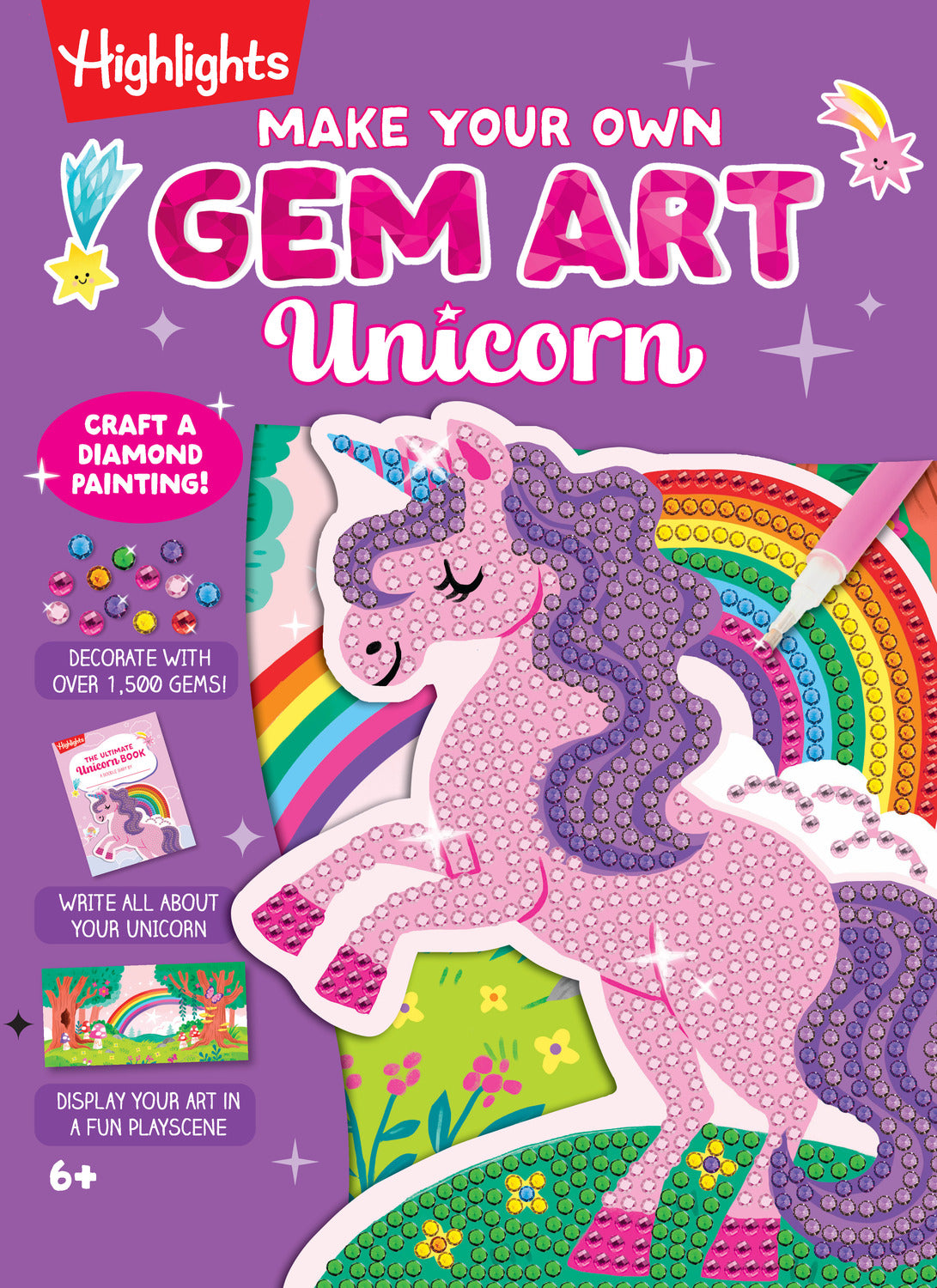 Make Your Own Gem Art Unicorn