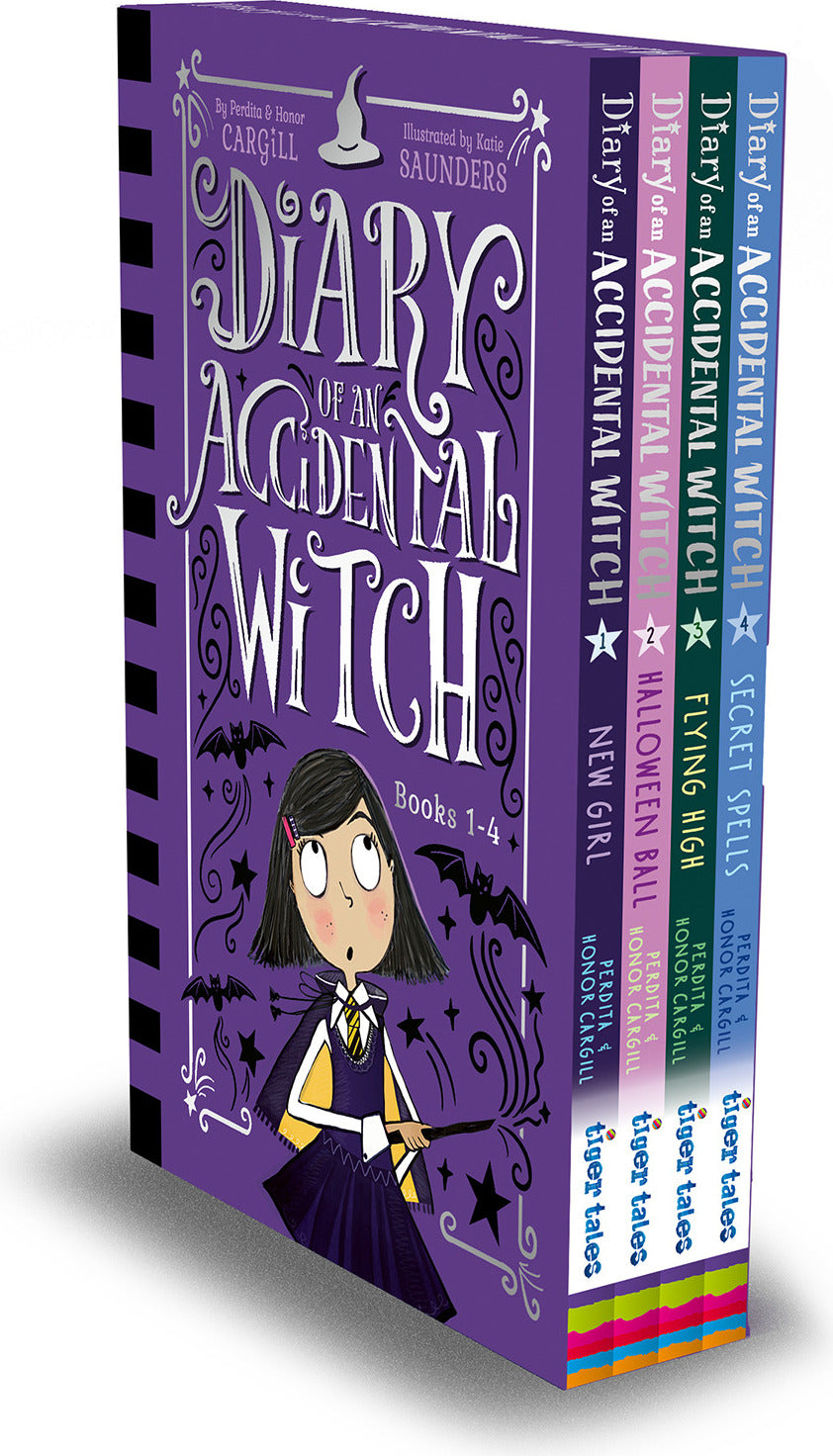 Diary of an Accidental Witch 4-Book Box Set, Books 1-4: New Girl; Halloween Ball; Flying High; Secret Spells