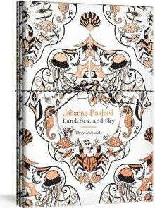 Johanna Basford Land, Sea, and Sky: Three Colorable Notebooks