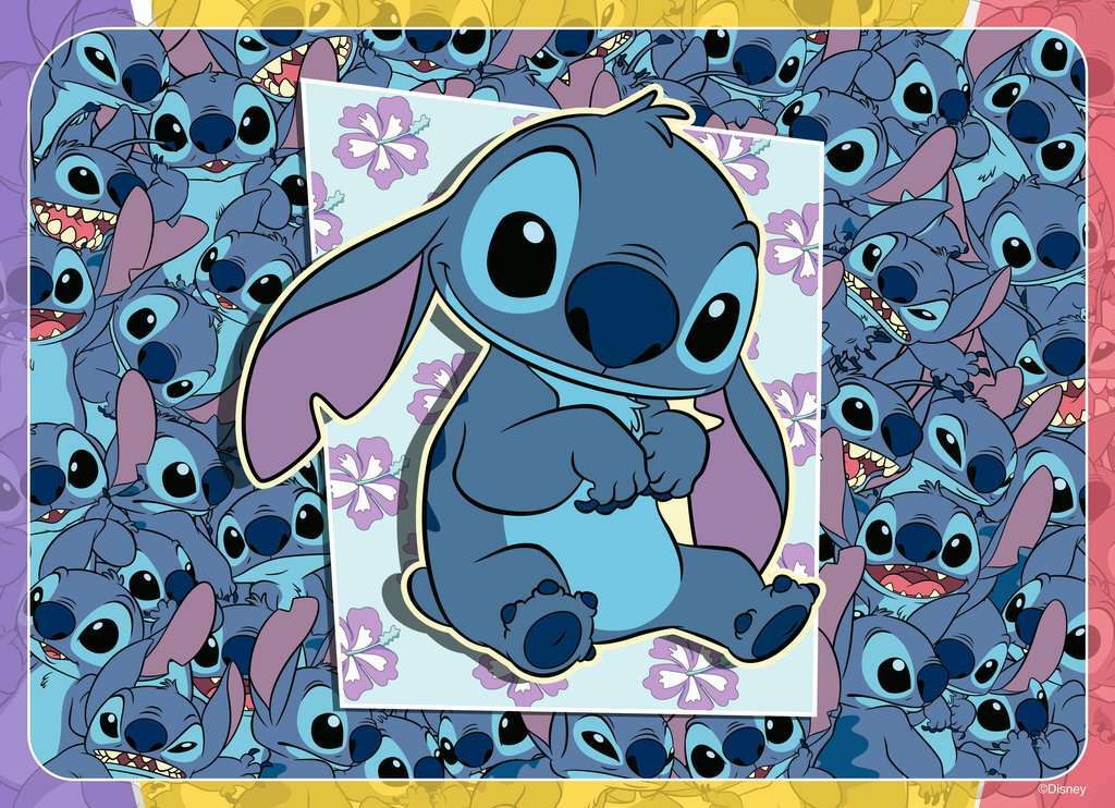 Stitch (4x100 Piece Puzzle)