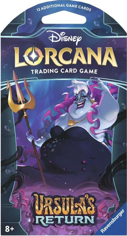 Disney Lorcana: Ursula's Return TCG - Sleeved Booster Packs