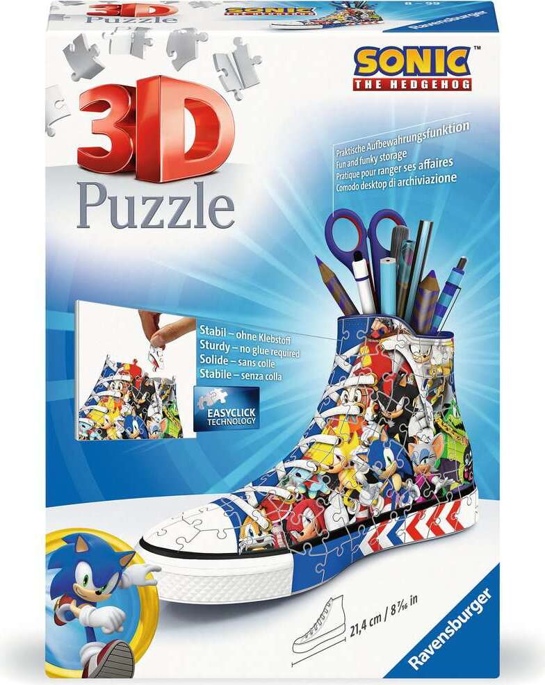 3D Sonic Trainer 108 Pc Puzzle