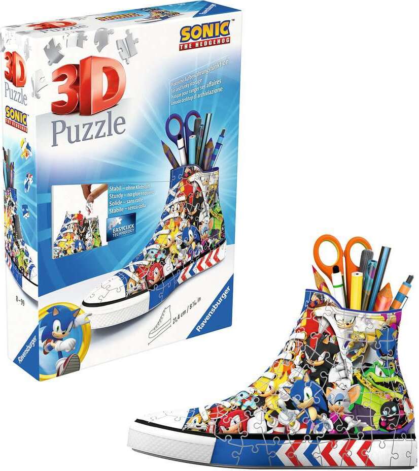 3D Sonic Trainer 108 Pc Puzzle