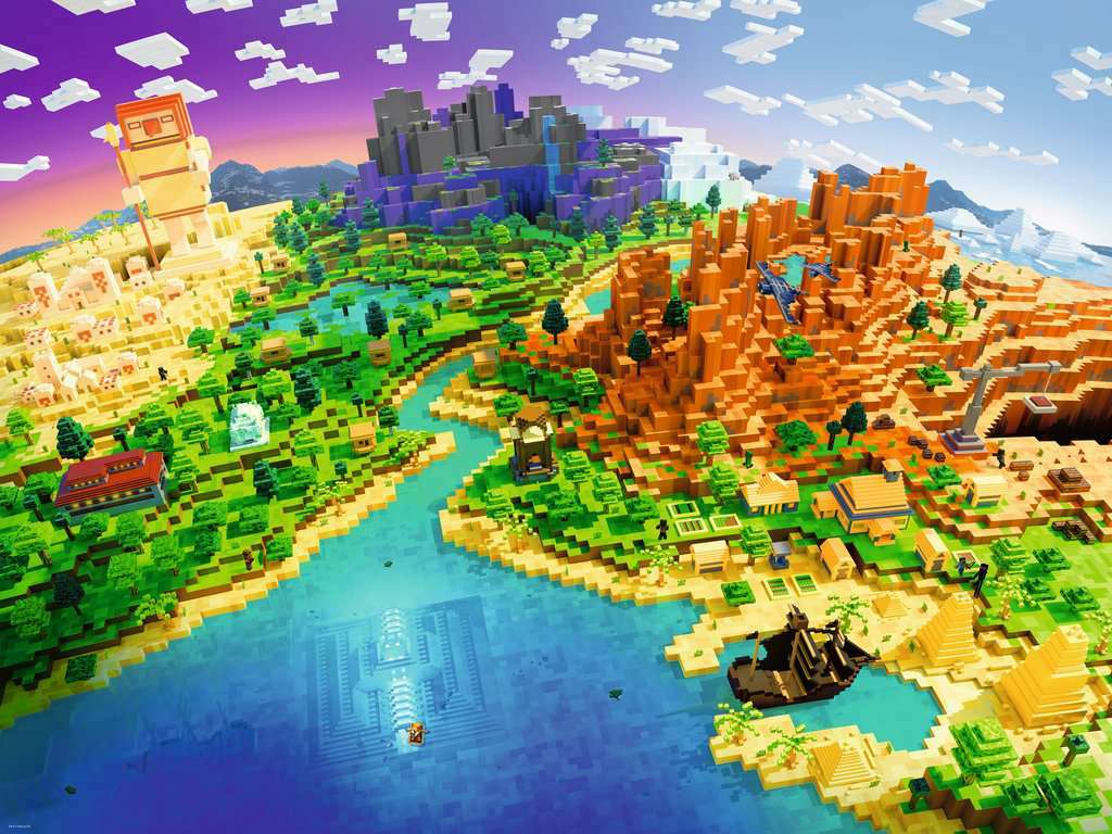 World of Minecraft (1500 Piece Puzzle)