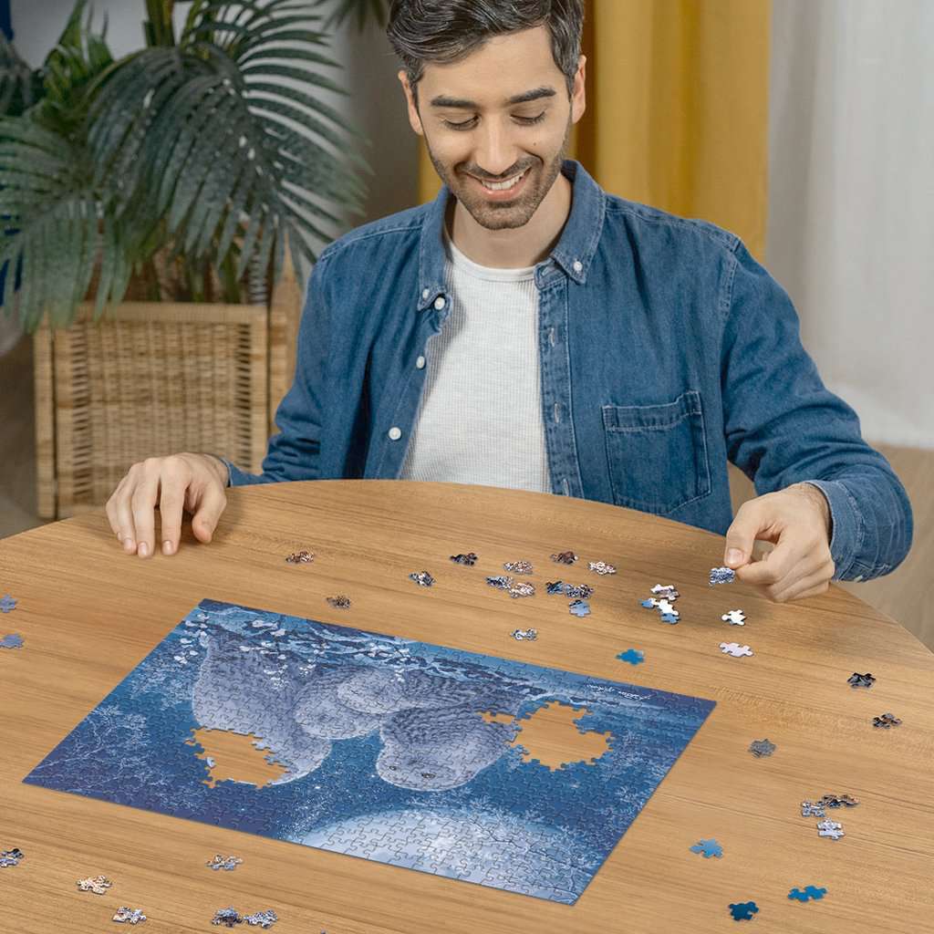 Glow in the Dark: Owls in the Moonlight Puzzle (500 pc)