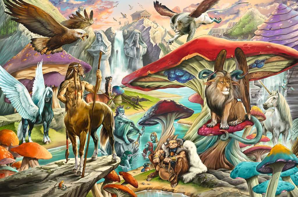 Mushrooms & Myths 5000 Pc Puzzle