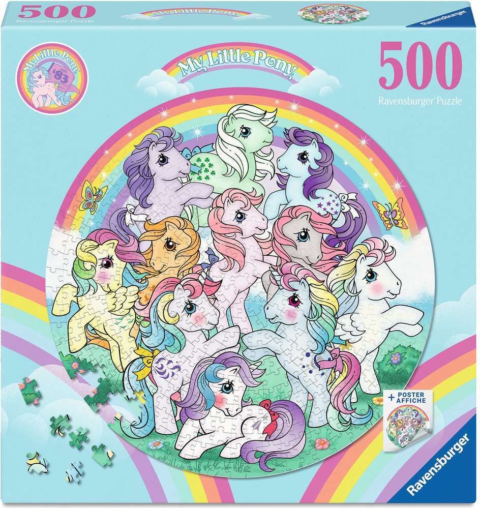 My Little Pony 500 Pc Round Puzzle