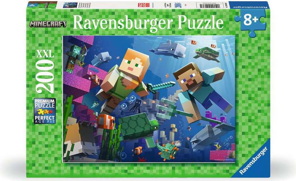 Minecraft Underwater Puzzle (200 XXL pc)