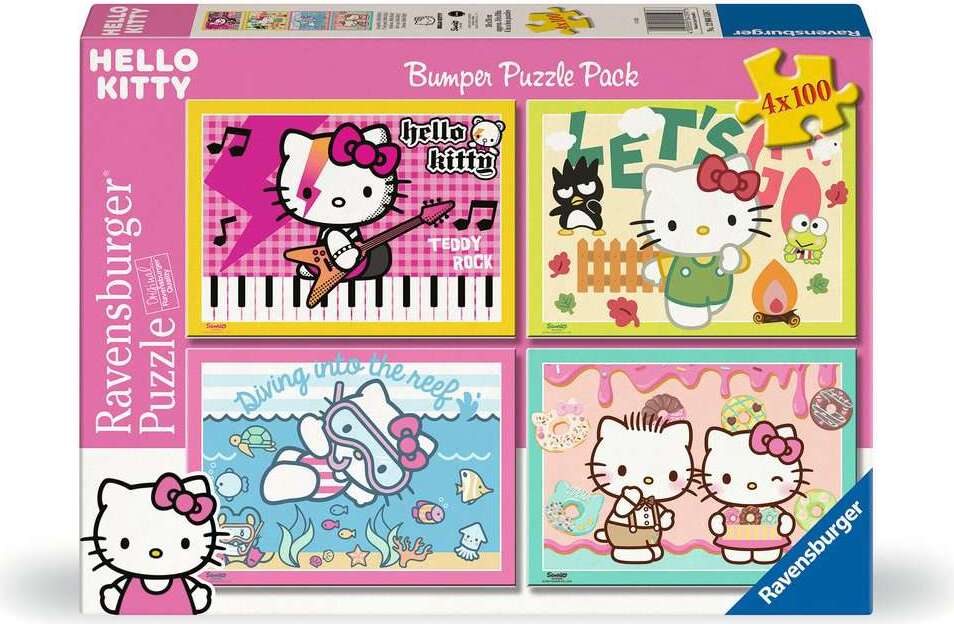 Let's go, Hello Kitty! Puzzle (4x100 pc)