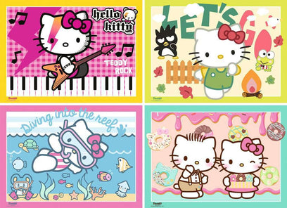 Let's go, Hello Kitty! Puzzle (4x100 pc)