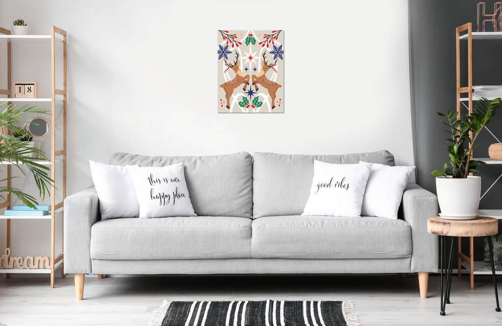CreArt: Christmas Deer 10x12